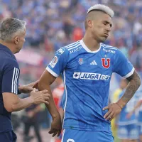 La carita de Leandro Fernández en la banca de U de Chile: suplente después de mucho, mucho tiempo