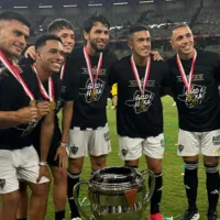 ¡Y aún no debuta en cancha! Iván Román celebra su primer título con el Atlético Mineiro