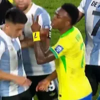 Emula a Vidal: Vinícius Júnior hace el ridículo contra Argentina en derrota por goleada de Brasil