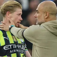 Guardiola y su emotiva reacción a la salida de Kevin De Bruyne en Manchester City