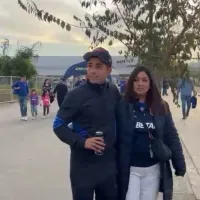“Para eso estamos”: Assadi llega modo hincha a ver a U. de Chile y le manda directo recado a Gustavo Álvarez