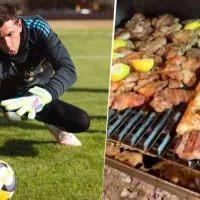 Con asado XL: Dibu Martínez muestra la preparación de Argentina para partido contra Chile