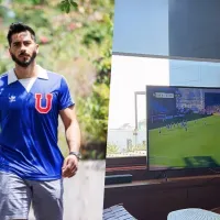 Johnny Herrera a dos bandos: se muestra viendo el partido de U de Chile y su desbordada otra pasión