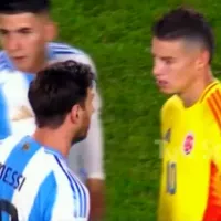 Revelan qué se dijeron Lionel Messi y James Rodríguez en tenso y caliente cara a cara en Argentina-Colombia
