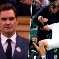 La reacción de Federer por grave lesión de su sucesor en Wimbledon