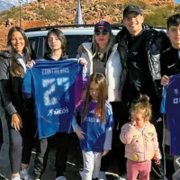 Maratónico viaje de la familia de Tucu Contreras para el Superclásico