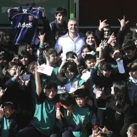 Cristóbal Campos se merece un monumento: arquero volvió a su colegio en una emotiva y generosa actividad