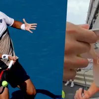 Todo gracias a Tomás Barrios: Tsitsipas sorprende firmando camiseta de humilde club del fútbol chileno