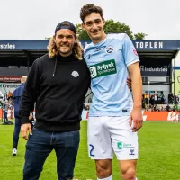 Ojo Darío Osorio: el insólito premio que recibió en carretilla un jugador del partido en Dinamarca