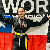 La chilena de 13 años ganó cinco títulos mundiales