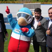 La mascota Armin se presenta en Curicó y activa la cuenta regresiva del Mundial de Ciclismo de Pista UCI 2025
