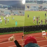Nueva Caledonia pierde 9-1 en el Mundial Sub 20 e igual celebra con el público chileno en Rancagua