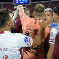 Otra pelea: caliente encontrón de Lea Fernández tras la semifinal de ida entre U de Chile y Lanús