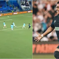 La puso en el ángulo: El golazo de Jordhy Thompson ante otro chileno