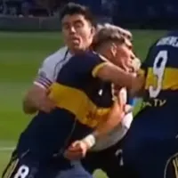 Video: el penal no cobrado a Palacios que hace estallar a Boca ante River