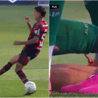 "Se le salió...": A Pulgar no lo expulsan de milagro en Libertadores