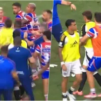 Un chileno lo calmó: Román arma enorme pelea en Brasil