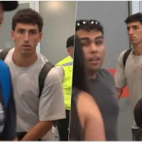 "No puedo hablar": pillan a primer refuerzo de la UC en el aeropuerto