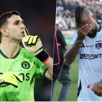 Dibu Martínez le da una lección a Vidal por su retorno a Colo Colo