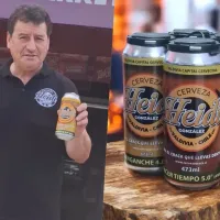 "La gente la compra y me llama": Pedro González luce su cerveza "Heidi"