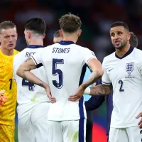 Eurocopa: Declan Rice e Jordan Pickford são flagrados discutindo em final