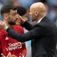 Pressionado, Erik Ten Hag recebe apoio de Bruno Fernandes