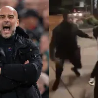 [Vídeo] Guardiola discute com torcedor e 'ameaça' ir para cima