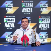 José Carlos Barbosa forra com título do 1-Day High Roller PKO do BSOP Natal