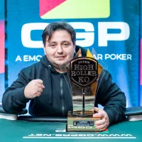 Patrick Feijó bate Guilherme Pretto e crava Super High Roller do CGP Termas Romanas