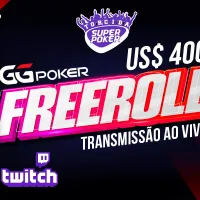 Freeroll SuperPoker terá T$ 400 no GGPoker e transmissão ao vivo nesta quarta