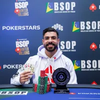 Thiago Valério crava PLO5 do BSOP Winter Millions e leva primeiro troféu