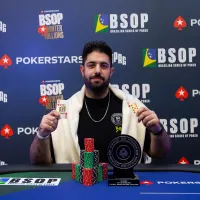 Victor Pertile forra seis dígitos com título do 5K Turbo PKO do BSOP Winter Millions