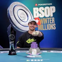 Gabriel Nóbrega é campeão do Main Event do BSOP Winter Millions em 'melhor momento'