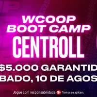 Centroll do WCOOP Boot Camp tem US$ 5.000 por US$ 0,01 neste sábado