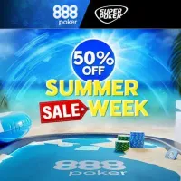 Summer Sale Week agita feltros virtuais do 888poker com descontos de até 50%