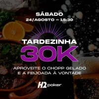 Tardezinha 30K terá feijoada, chopp e pagode neste sábado no H2 Club Curitiba