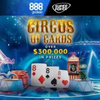 Circus of Cards entregará US$ 300 mil em prêmios no 888poker; confira