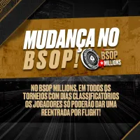 Só uma reentrada: BSOP Millions terá nova estrutura em classificatórios