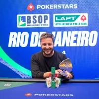 Marco Guibert, da Argentina, conquista Big Stack Turbo do LAPT Rio: ＂Divertido!＂