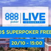 Freeroll SuperPoker tem US$ 1.000 garantidos neste domingo no 888poker