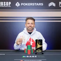 Vinicius Pinheiro forra pesado com título do 6K Mystery Bounty do BSOP Millions