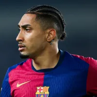 Tense moment between Raphinha and referee: Serious insults from the Barcelona player