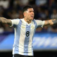 Video: Enzo Fernandez sent off for Argentina after reckless kick to Kevin Castaño’s head vs. Colombia