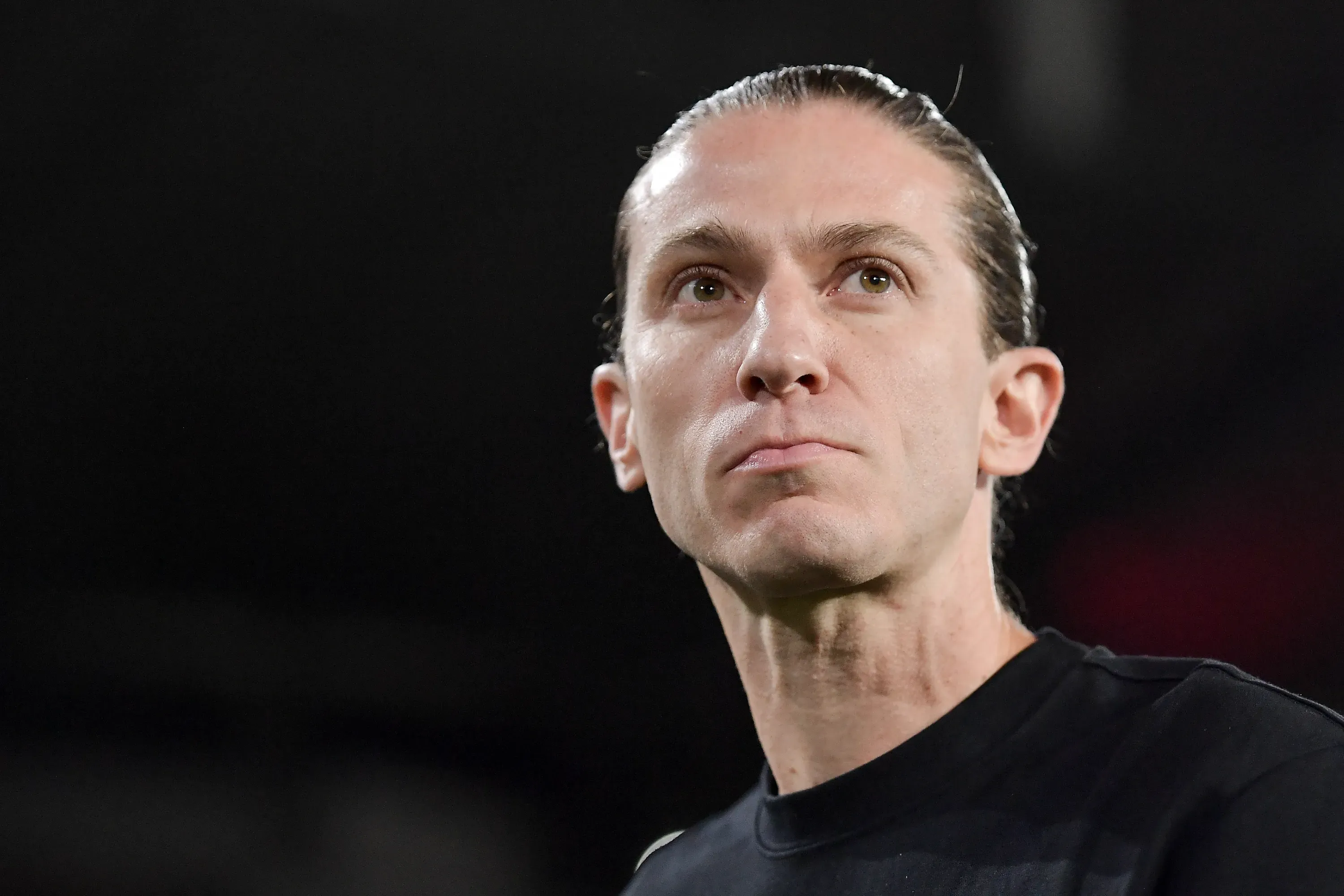 Filipe Luís técnico do Flamengo durante partida contra o Vitória no estádio Maracanã pelo campeonato Brasileiro A 2025.