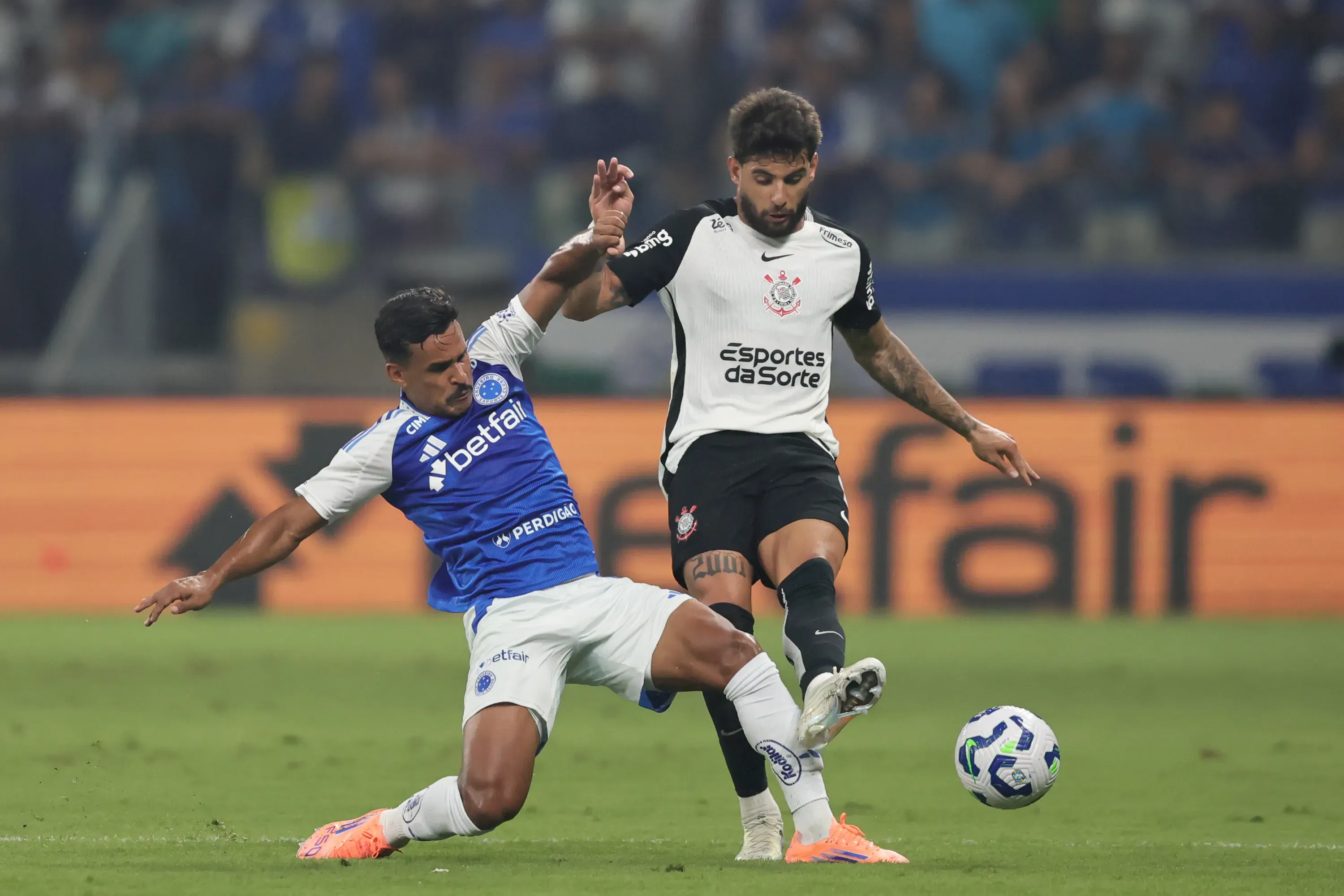 Cruzeiro venceu o Corinthians na última rodada do Brasileirão. Foto: Gilson Lobo/AGIF