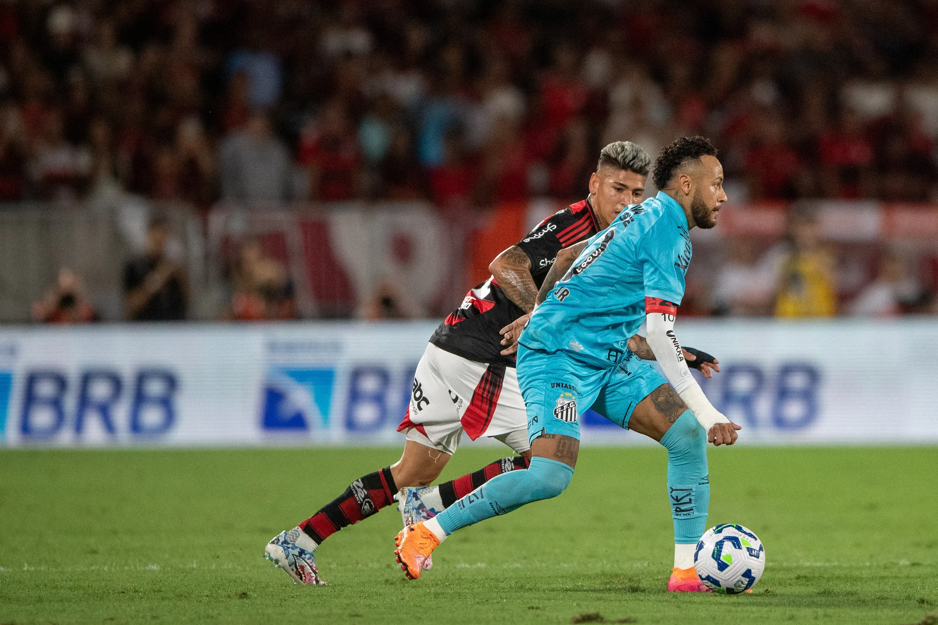 Neymar perdeu para o Flamengo no início de novembro, no Maracanã. Foto: Thiago Ribeiro/AGIF