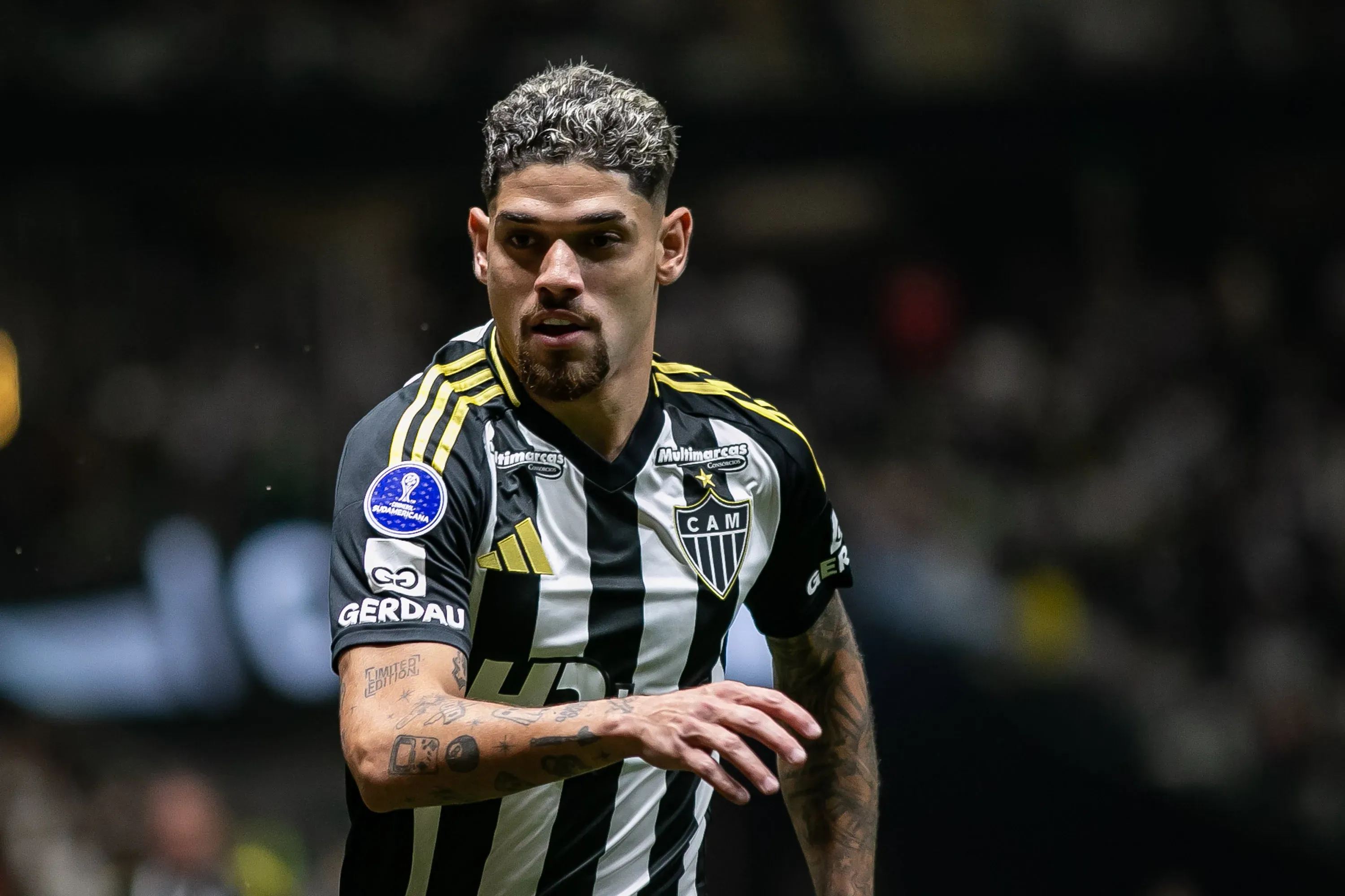 Rubens durante jogo pelo Atlético-MG. Foto: Fernando Moreno/AGIF