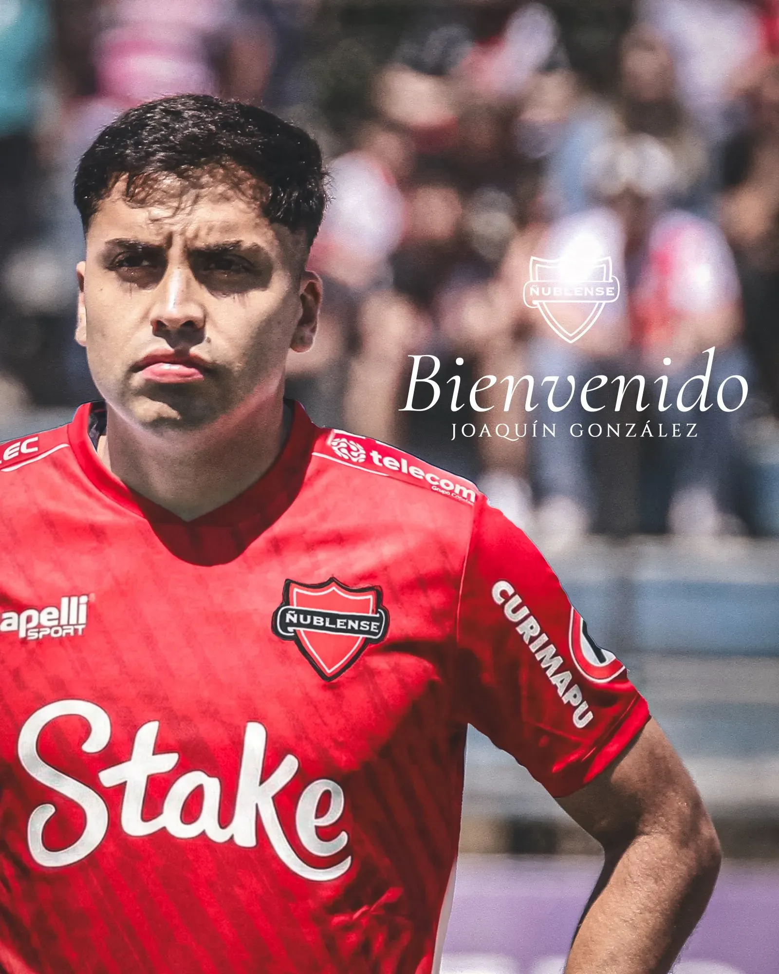 Ñublense se refuerza con Joaquín González para el 2026. Foto: Ñublense.