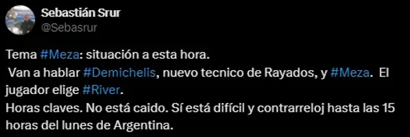 En Argentina revelaron que el jugador podría hablar con Demichelis. [Foto Redes Sociales]