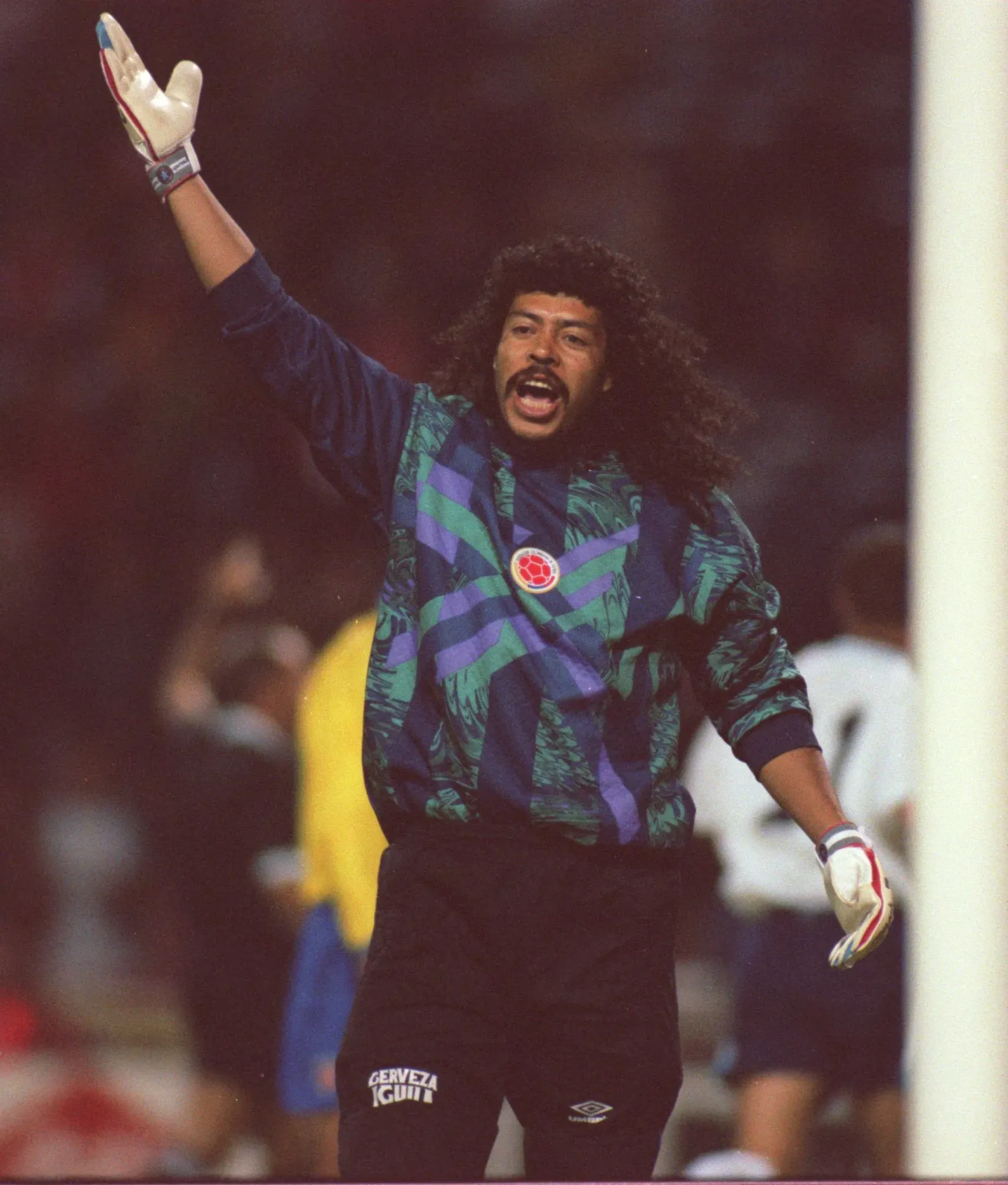 Higuita durante su etapa como jugador (Getty Images)